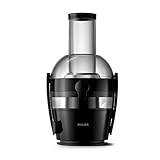 Philips Entsafter – 800W, 2L, NutriU-Rezepte-App, XL-Einfüllöffnung, QuickClean (HR1856/70)*