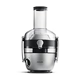 Philips Entsafter – 1100W, 2L, NutriU-Rezepte-App, XXL-Einfüllöffnung, QuickClean (HR1921/20)